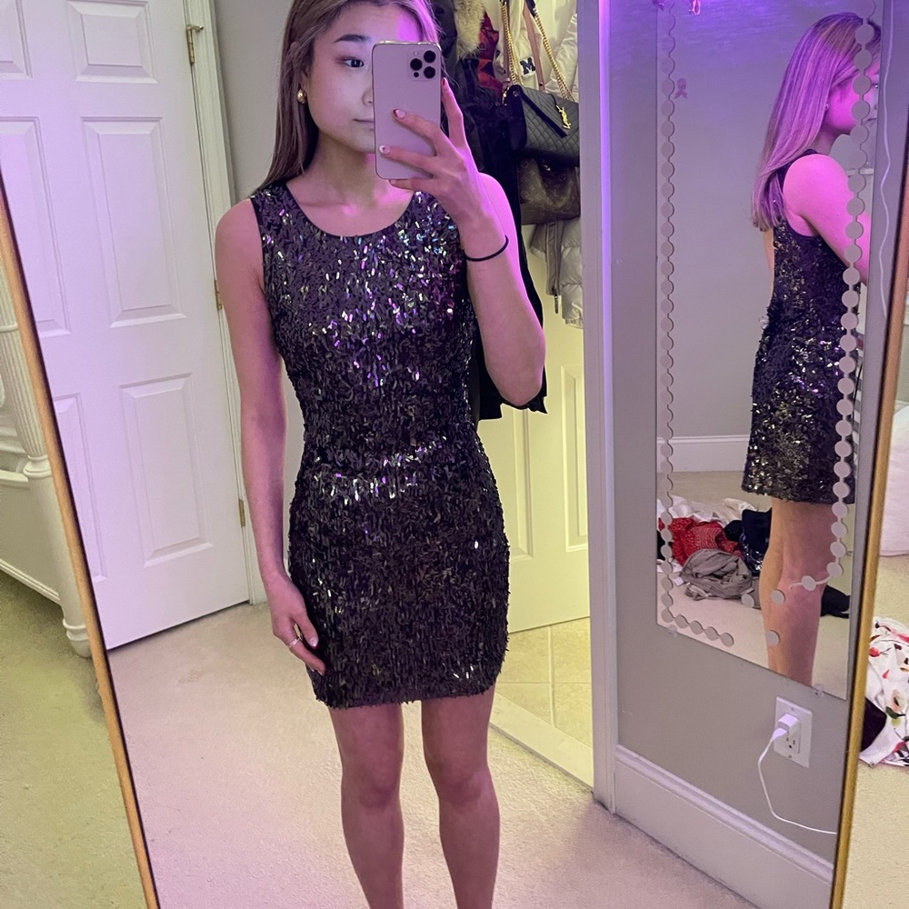 Express sequin dress size S✨